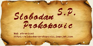 Slobodan Prokopović vizit kartica